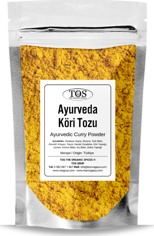 Ayurveda Köri Tozu 500 gr (1. Kalite) Hint Mutfağının Klasik Lezzeti