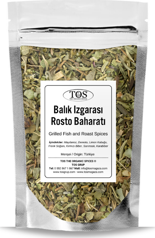 Balık Izgarası ve Rosto Baharatı 250 gr Grilled Fish and Roast Spice - Premium Quality