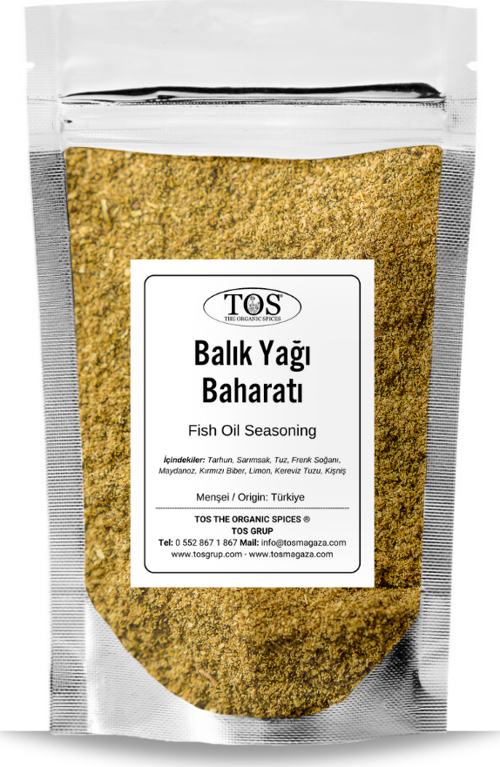 Balık Yağı Baharatı 100 gr Fish Oil Spice Blend - Premium Quality | Baharat Karışımı