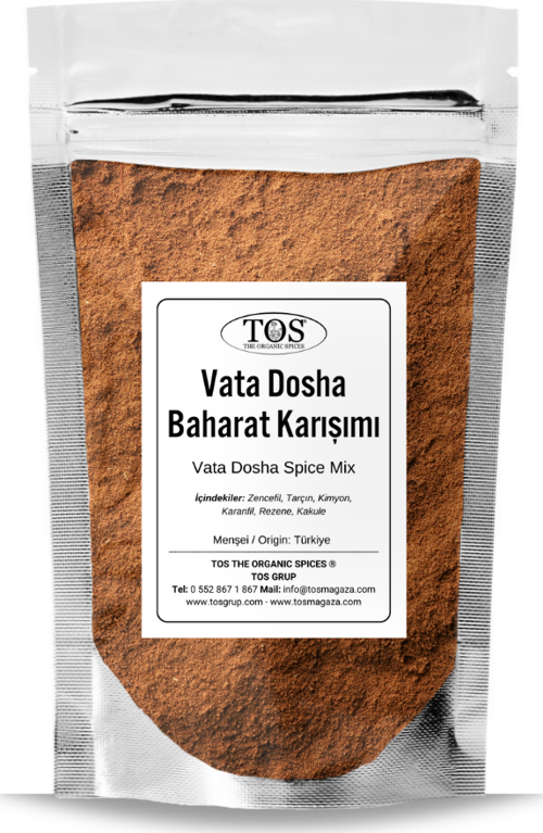 Ayurveda Vata Dosha Baharat Karışımı 500 gr (1. Kalite) Hava ve Eterin Hafifliği