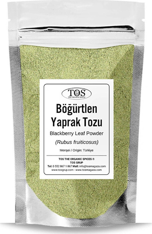 Böğürtlen Yaprağı Tozu 500 gr (1. Kalite) Rubus fruiticosus / Blackberry Leaf Powder