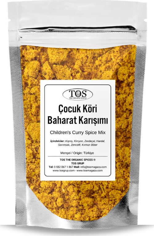 Çocuk Köri Baharat Karışımı 250 gr Kid's Curry Spice Blend - Premium Quality | Baharat Karışımı
