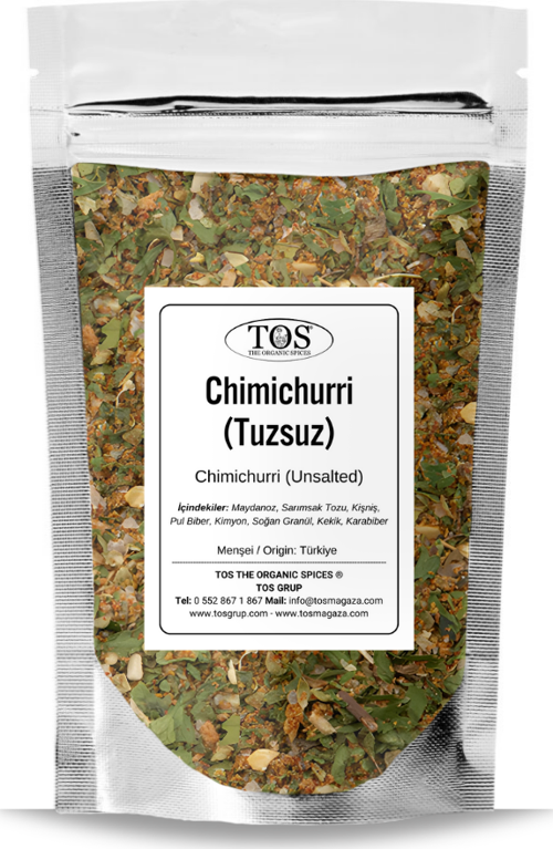 Chimichurri 250 gr Tuzsuz Chimichurri Salt-Free - Premium Quality | Baharat Karışımı