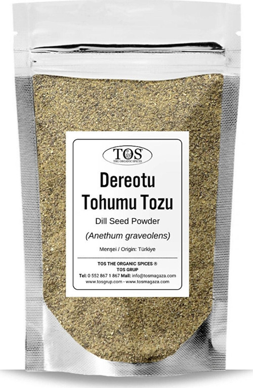 Dereotu Tohumu Tozu 250 gr (1. Kalite) Anethum graveolens / Dill Seed Powder