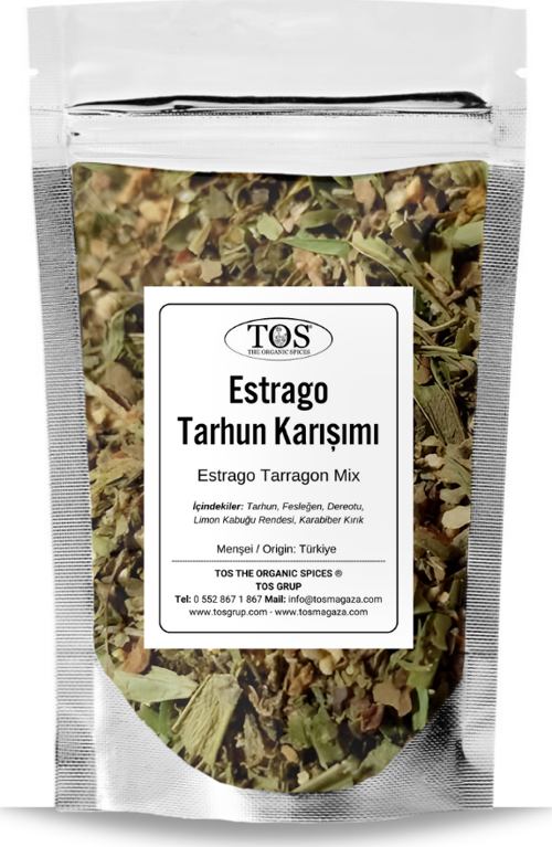 Estrago Tarhun Karışımı 500 gr Estragon Tarragon Blend - Premium Quality | Baharat Karışımı