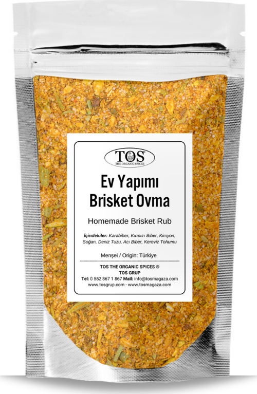 Ev Yapımı Brisket Ovma 250 gr Homemade Brisket Rub - Premium Quality | Baharat Karışımı