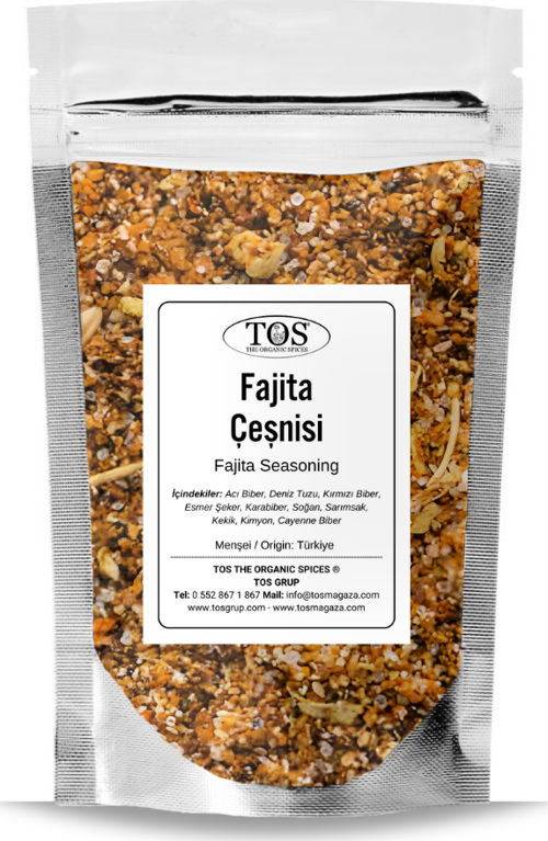 Fajita Çeşnisi 500 gr Fajita Seasoning - Premium Quality | Baharat Karışımı