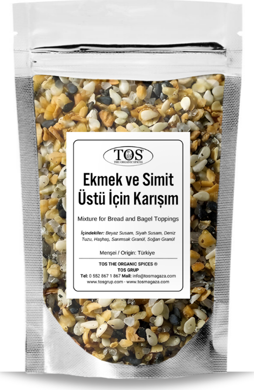 Ekmek ve Simit Üstü İçin Karışım 100 gr Bread and Bagel Topping Blend - Premium Quality