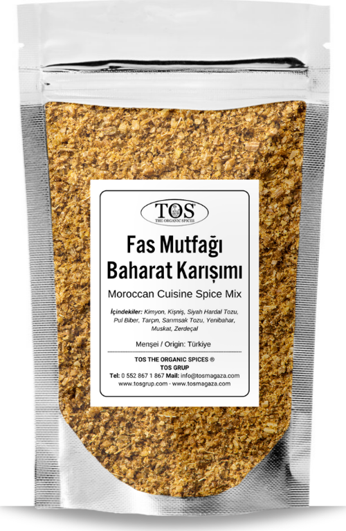 Fas Mutfağı Baharat Karışımı 100 gr Moroccan Cuisine Spice Blend - Premium Kalite | Baharat Karışımı