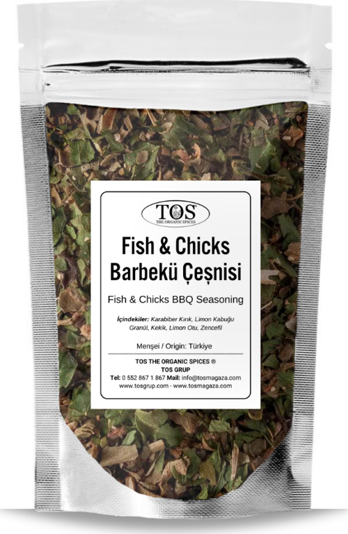 Fish & Chicks Barbekü Çeşnisi 100 gr Fish & Chicks BBQ Seasoning - Premium Kalite | Baharat Karışımı