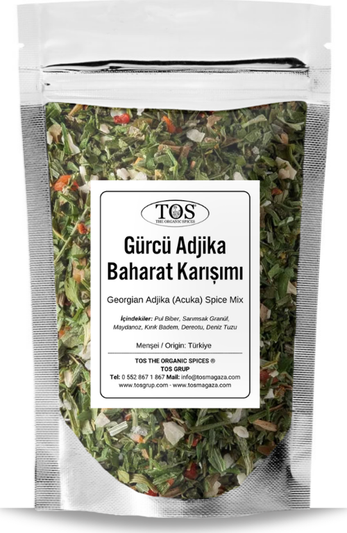 Gürcü Adjika Acuka Baharat Karışımı 250 gr Georgian Adjika Spice Blend - Premium Quality