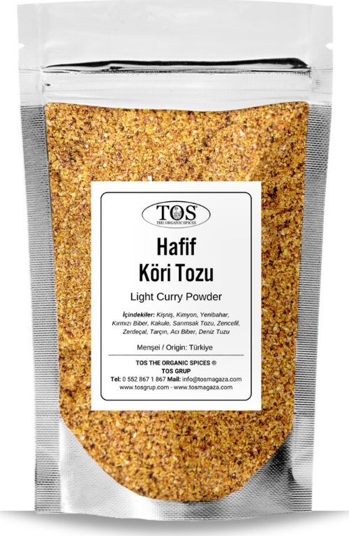 Hafif Köri Tozu V2 250 gr Mild Curry Powder II - Premium Quality | Baharat Karışımı
