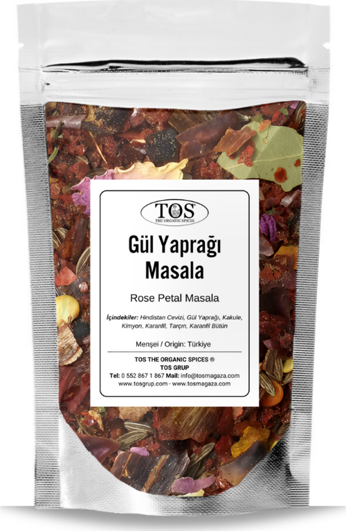 Gül Yaprağı Masala 500 gr Rose Petal Masala - Premium Quality | Baharat Karışımı
