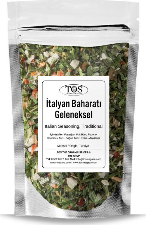 İtalyan Baharatı, Geleneksel 250 gr Traditional Italian Spice Blend - Premium Quality