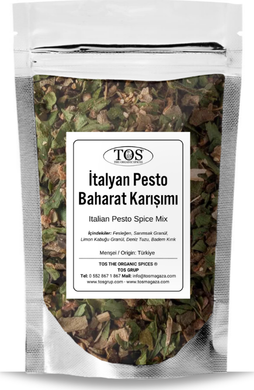İtalyan Pesto Baharat Karışımı 250 gr Italian Pesto Spice Blend - Premium Quality | Baharat Karışımı