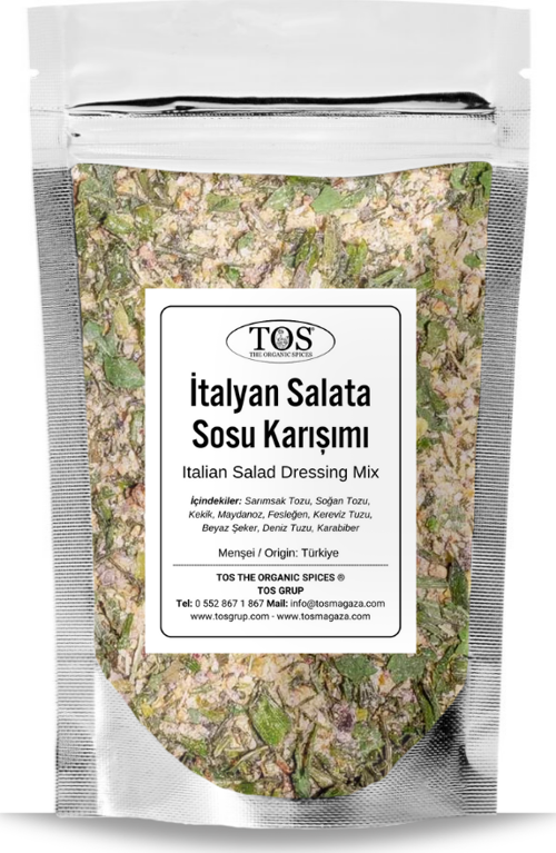 İtalyan Salata Sosu Karışımı 500 gr Italian Salad Dressing Mix - Premium Quality | Baharat Karışımı
