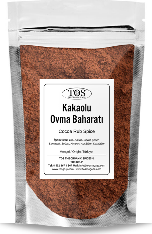 Kakaolu Ovma Baharatı 500 gr Cocoa Rub Spice - Premium Quality | Baharat Karışımı
