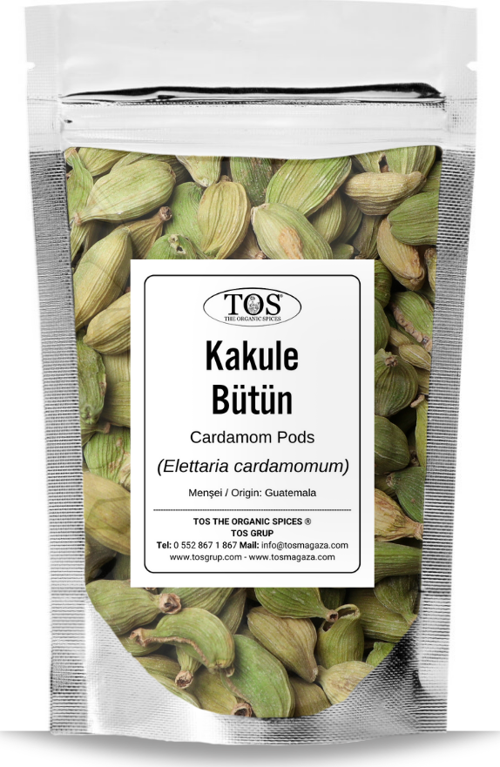 Kakule Bütün 250 gr (1. Kalite) Elettaria cardamomum / Cardamom Pods, Guatemala