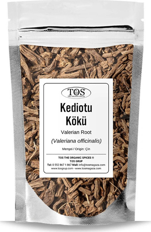 Kediotu Kökü 250 gr (1. Kalite) Valeriana officinalis / Valerian Root, Çin