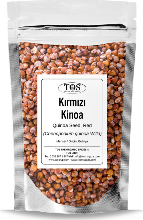 Kırmızı Kinoa 1 kg (1. Kalite) Chenopodium quinoa Willd / Red Quinoa