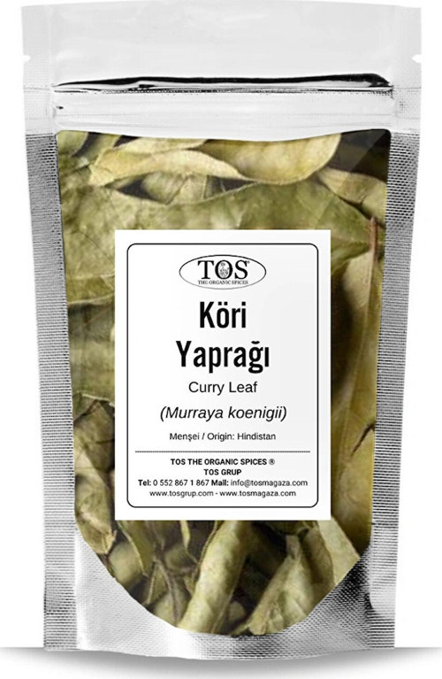 Köri Yaprağı 250 gr (1. Kalite) Murraya koenigii / Curry Leaf, Hindistan