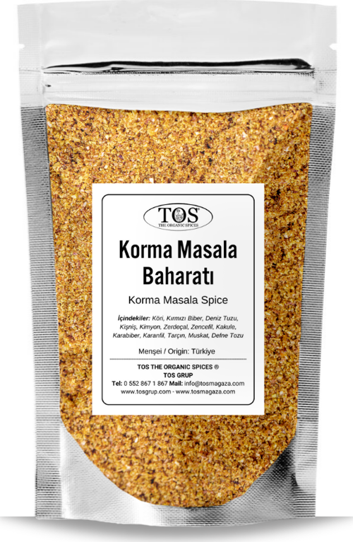 Korma Masala Baharatı 500 gr Korma Masala Spice Blend - Premium Quality | Baharat Karışımı