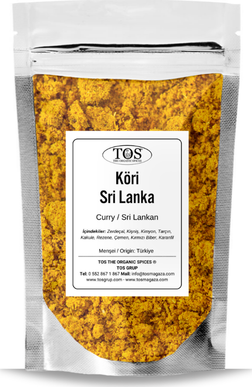 Köri / Sri Lanka Usulü 250 gr Curry Powder / Sri Lankan - Premium Quality | Baharat Karışımı