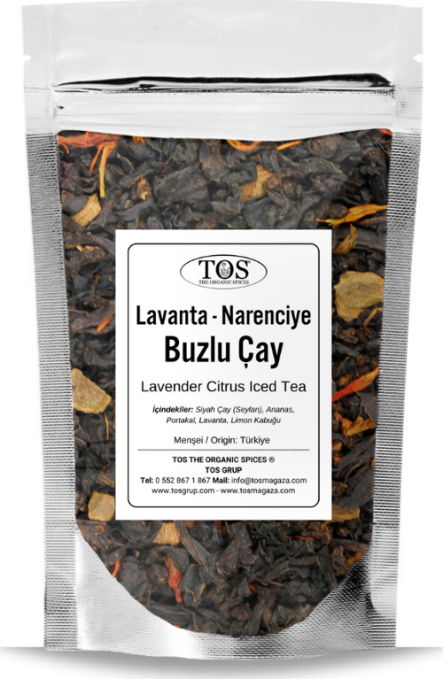 Lavanta Narenciye Buzlu Çay 250 gr (1. Kalite) Lavender Citrus Iced Tea