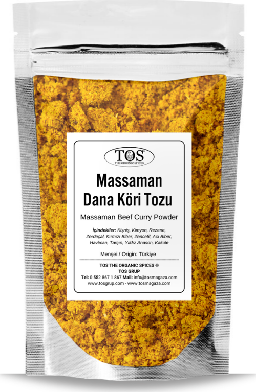 Massaman Dana Köri Tozu 100 gr Massaman Beef Curry Powder - Premium Quality | Baharat Karışımı
