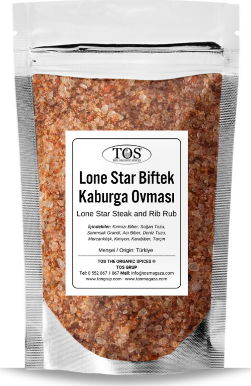 Lone Star Biftek ve Kaburga Ovması 100 gr Lone Star Steak and Rib Rub - Premium Quality