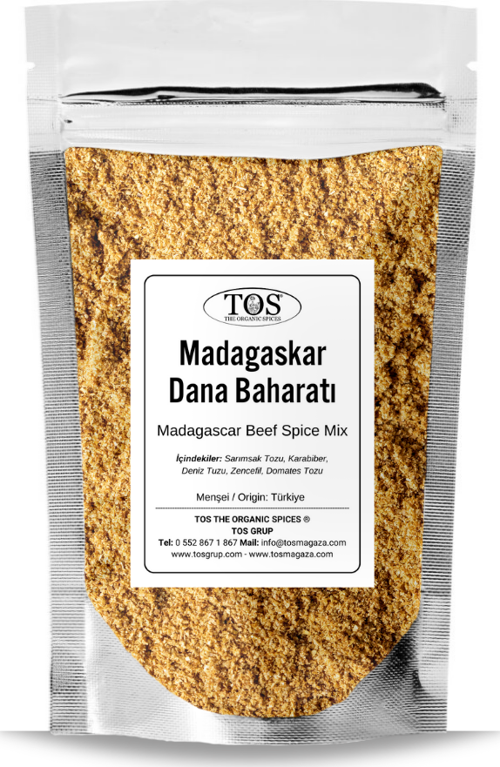 Madagaskar Kızarmış Dana Baharatı 250 gr Madagascar Roast Beef Spice - Premium Quality