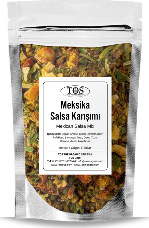 Meksika Salsa Karışımı 100 gr Mexican Salsa Blend - Premium Quality | Baharat Karışımı
