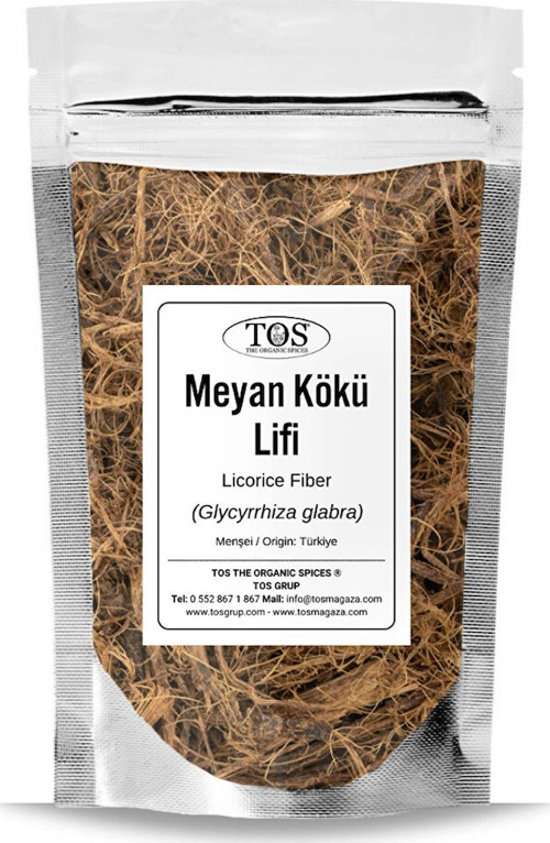 Meyan Kökü Lifi 50 gr (1. Kalite) Glycyrrhiza glabra / Licorice Fiber