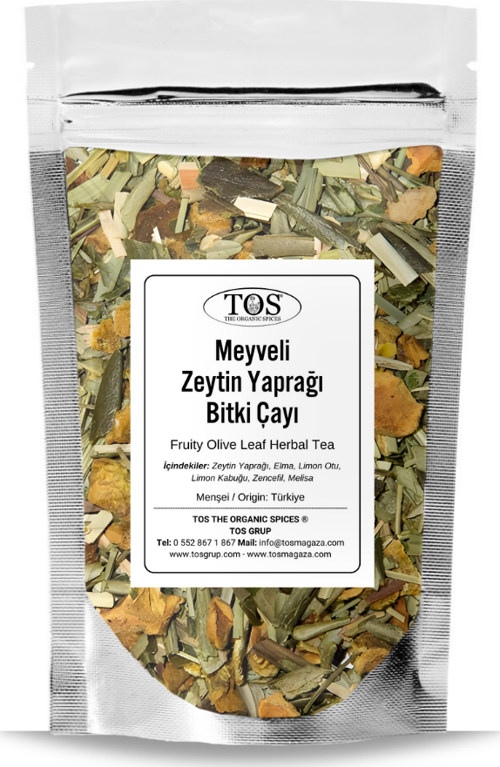 Meyveli Zeytin Yaprağı Bitki Çayı 40 gr (1. Kalite) Fruity Olive Leaf Herbal Tea