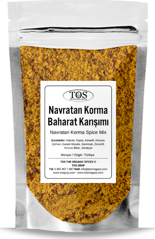 Navratan Korma Baharat Karışımı 100 gr Navratan Korma Spice Blend - Premium Quality