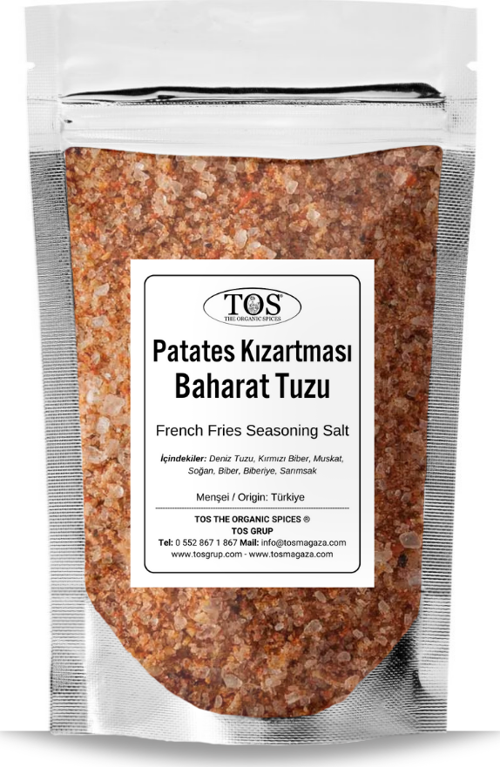 Patates Kızartması Baharat Tuzu 250 gr French Fries Spice Salt - Premium Quality | Baharat Karışımı