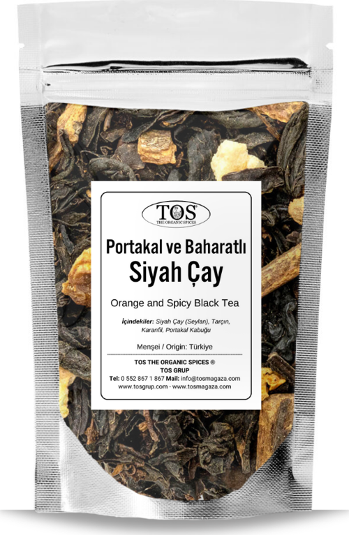 Portakal ve Baharatlı Siyah Çay 40 gr (1. Kalite) Orange and Spiced Black Tea