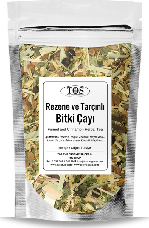 Rezene ve Tarçınlı Bitki Çayı 250 gr (1. Kalite) Fennel and Cinnamon Herbal Tea