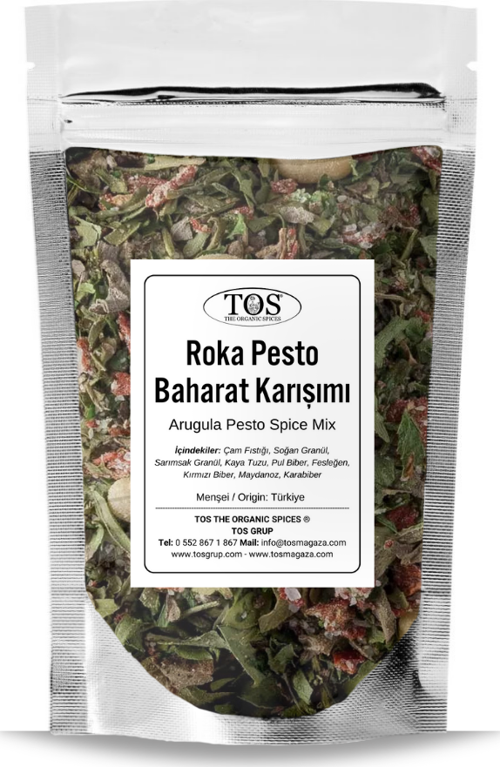 Roka Pesto Baharat Karışımı 250 gr Arugula Pesto Spice Blend - Premium Quality | Baharat Karışımı