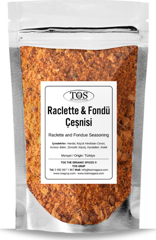 Raclette ve Fondü Çeşnisi 500 gr Raclette and Fondue Seasoning - Premium Quality | Baharat Karışımı