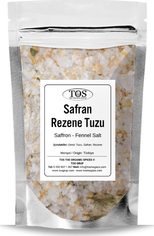 Safran - Rezene Tuzu 500 gr (1. Kalite) Saffron - Fennel Salt