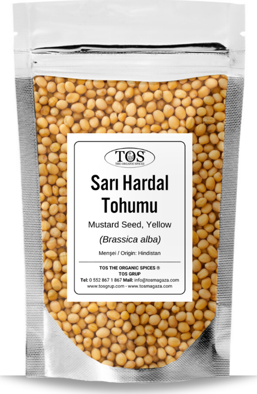 Sarı Hardal Tohumu 100 gr (1. Kalite) Brassica alba / Yellow Mustard Seed