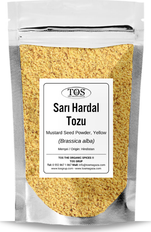 Sarı Hardal Tozu 1 kg (1. Kalite) Brassica alba / Yellow Mustard Seed Powder