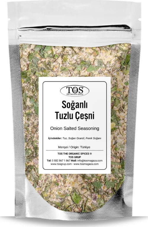 Soğanlı Tuzlu Çeşni 100 gr Onion Savory Seasoning - Premium Quality | Baharat Karışımı