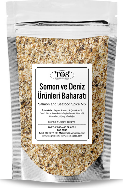 Somon ve Deniz Ürünleri Baharatı 100 gr Salmon and Seafood Spice Blend - Premium Quality