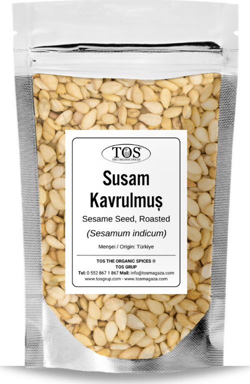 Susam Tohumu Kavrulmuş 1 kg (1. Kalite) Sesamum indicum / Roasted Sesame Seed