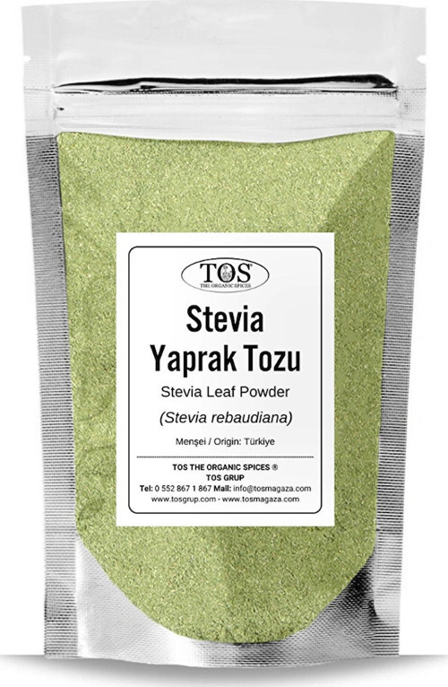 Stevia Yaprak Tozu 500 gr (1. Kalite) Stevia rebaudiana / Stevia Leaf Powder
