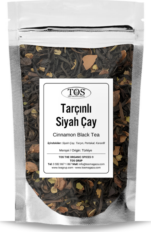 Tarçınlı Baharatlı Siyah Çay 40 gr (1. Kalite) Cinnamon Spiced Black Tea