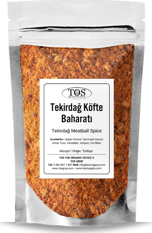 Tekirdağ Köfte Baharatı 500 gr Tekirdağ Meatball Spice - Premium Quality | Baharat Karışımı