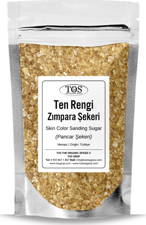 Ten Rengi Zımpara Şekeri 500 gr Skin Color Sanding Sugar